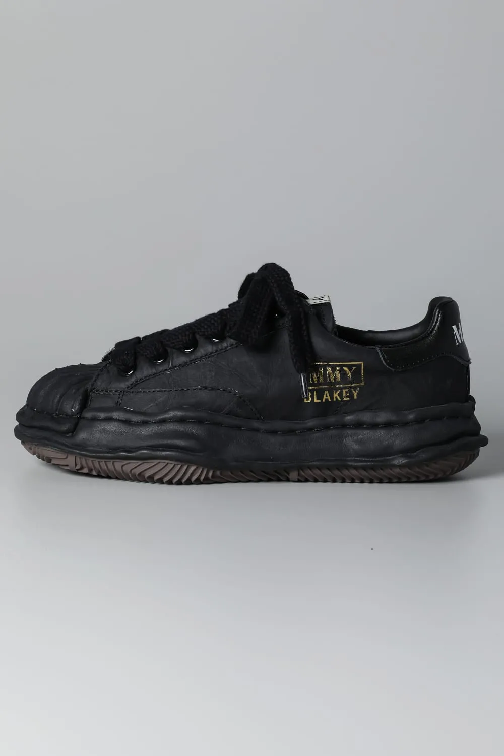 -BLAKEY Low- Original STC sole paper like leather Low-Top sneakers Black/Black