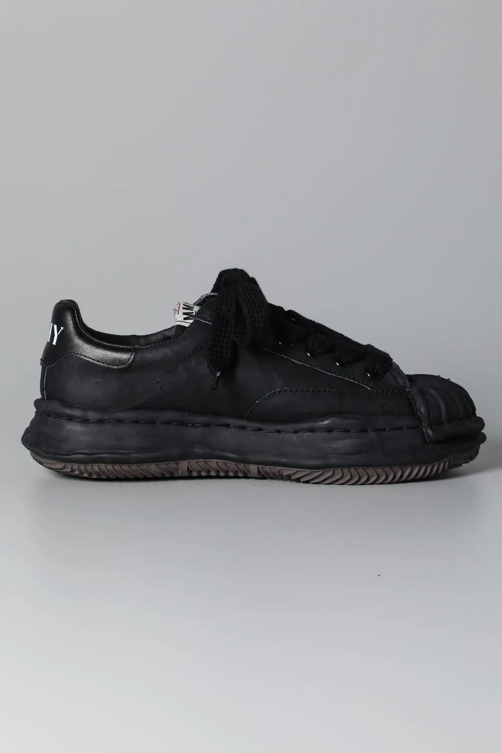 -BLAKEY Low- Original STC sole paper like leather Low-Top sneakers Black/Black