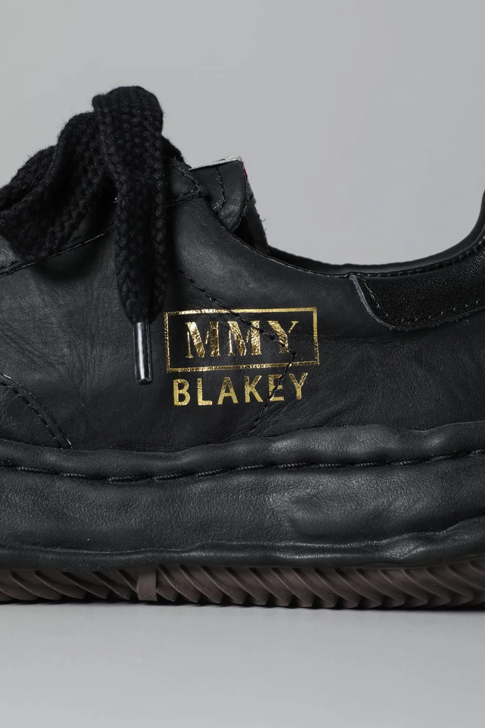 -BLAKEY Low- Original STC sole paper like leather Low-Top sneakers Black/Black