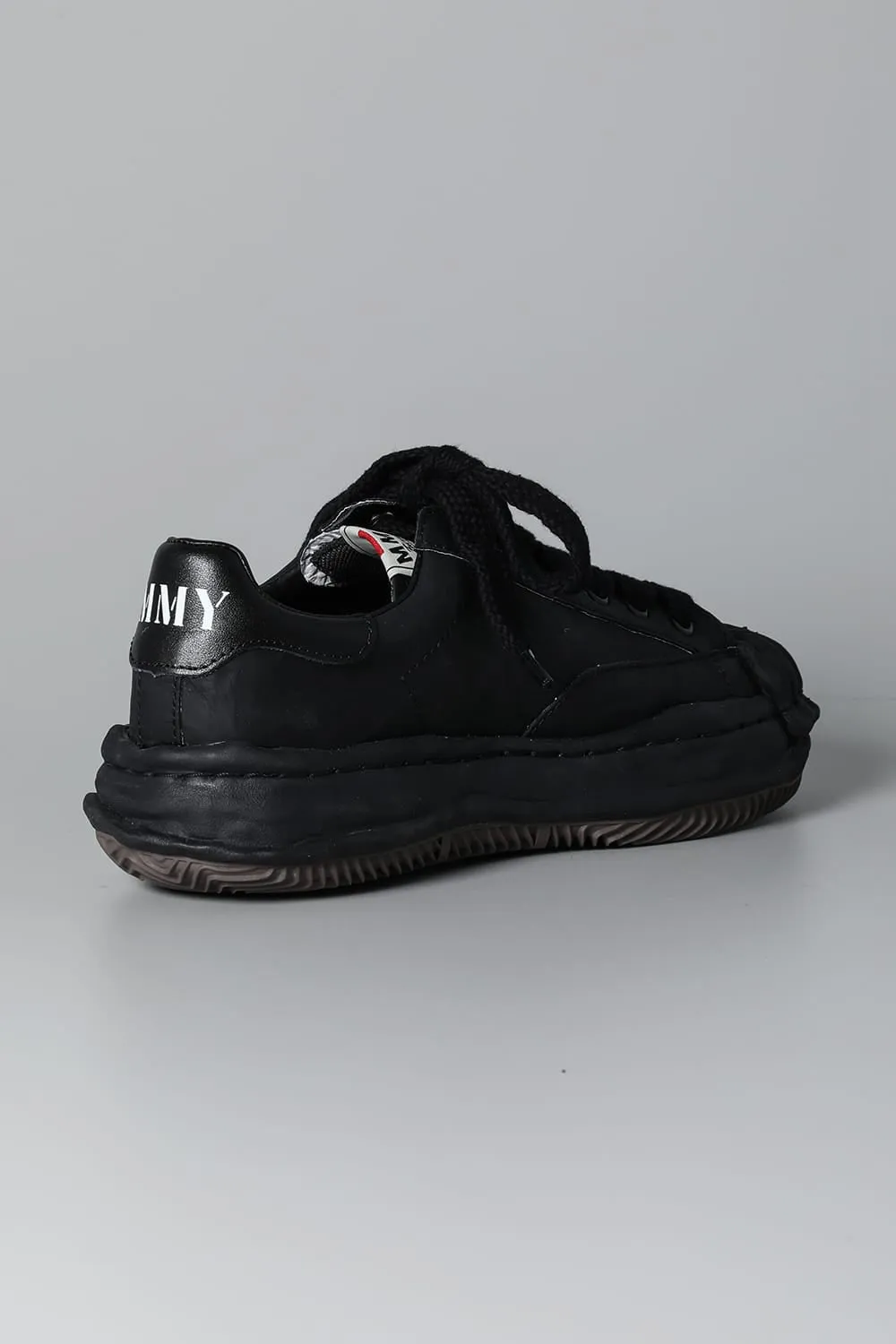 -BLAKEY Low- Original STC sole paper like leather Low-Top sneakers Black/Black