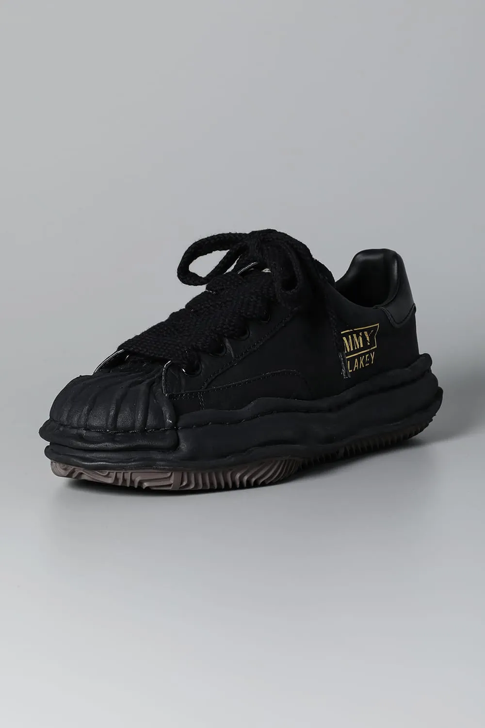-BLAKEY Low- Original STC sole paper like leather Low-Top sneakers Black/Black