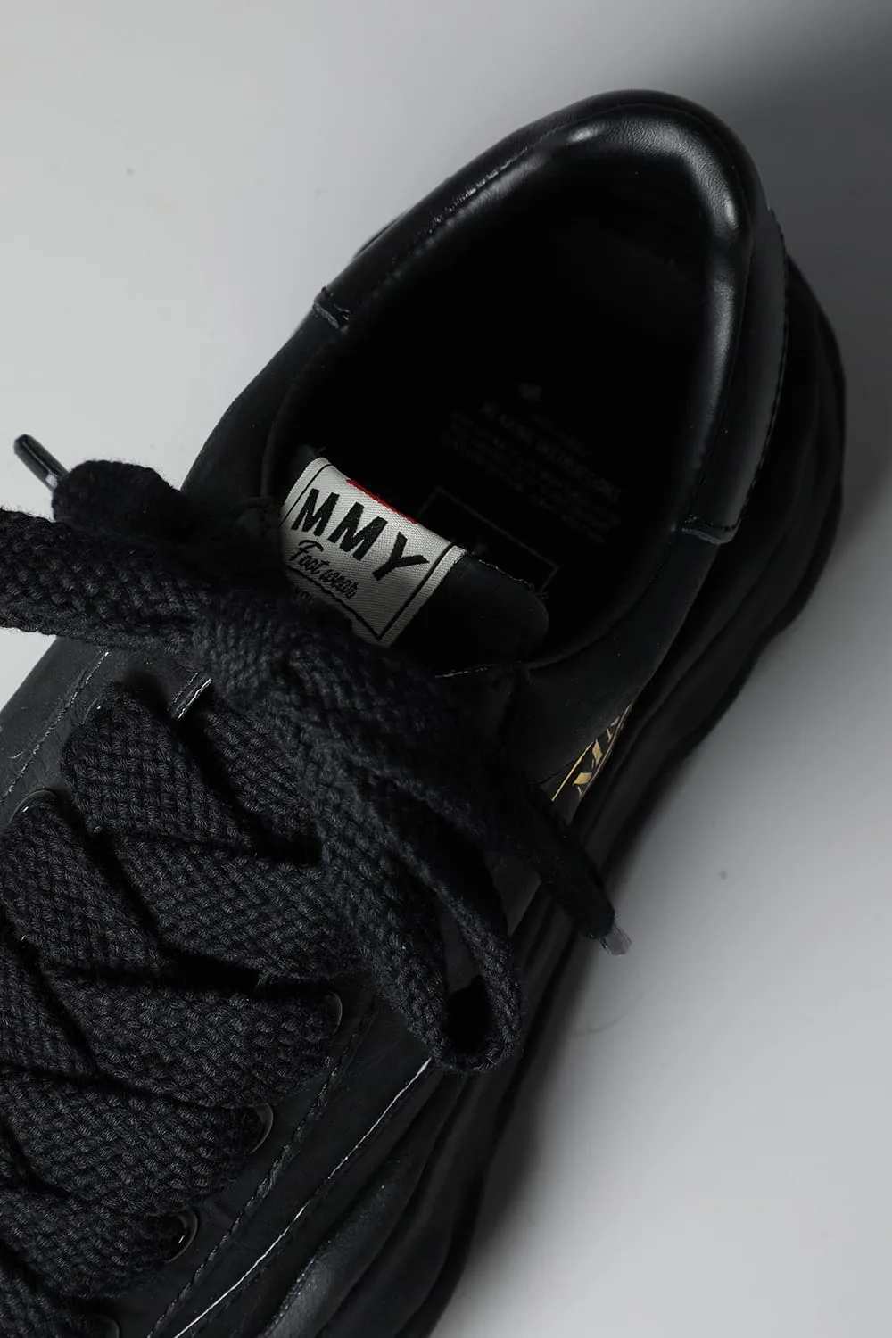 -BLAKEY Low- Original STC sole paper like leather Low-Top sneakers Black/Black
