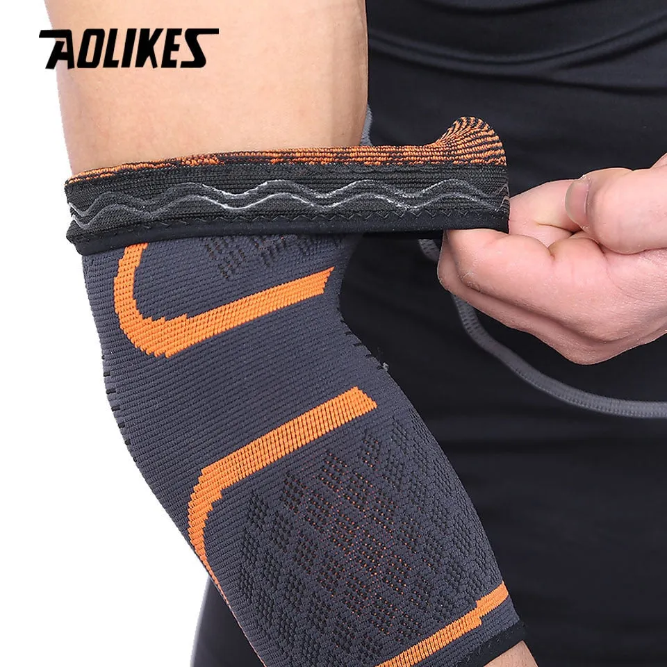 1PCS Elastic Basketball Tennis Arm Sleeve Elbow Support