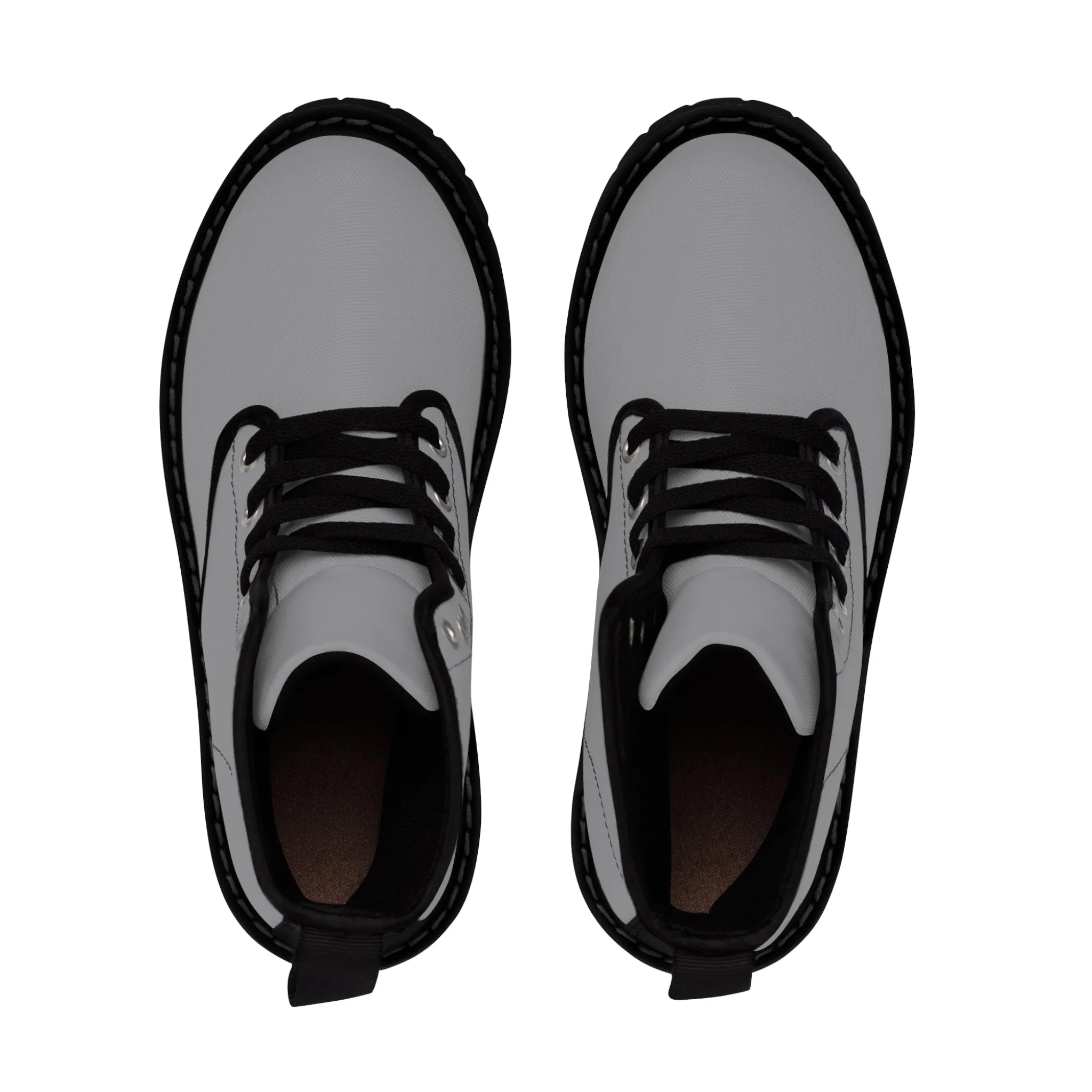 A1-Peace Sparta Light Grey Canvas Boots AOP