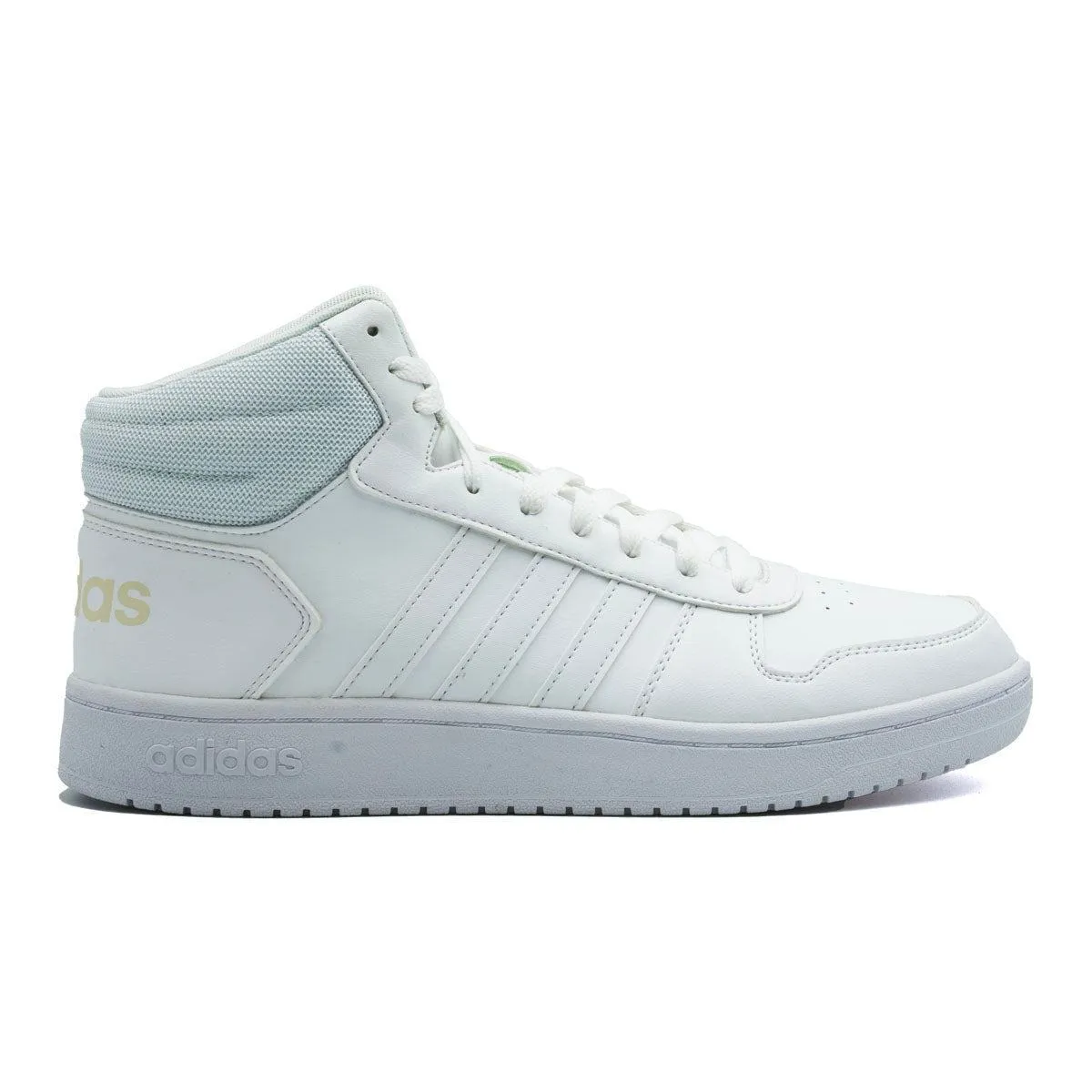 Adidas Hoops 2.0 Basketball Sport Shoes Leather White Colour For Women