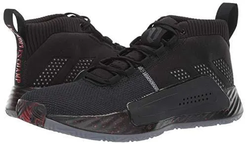 adidas Men's Dame 5, Black/Grey/Night Metallic 9.5 M US