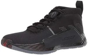 adidas Men's Dame 5, Black/Grey/Night Metallic 9.5 M US