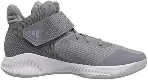 adidas Men's Explosive Bounce 2018 Basketball Shoe, Light Solid Silver Metallic/Grey, 9 M US