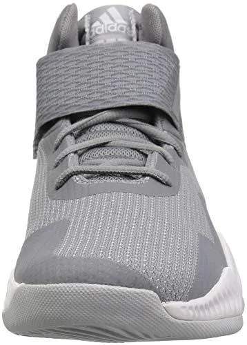 adidas Men's Explosive Bounce 2018 Basketball Shoe, Light Solid Silver Metallic/Grey, 9 M US