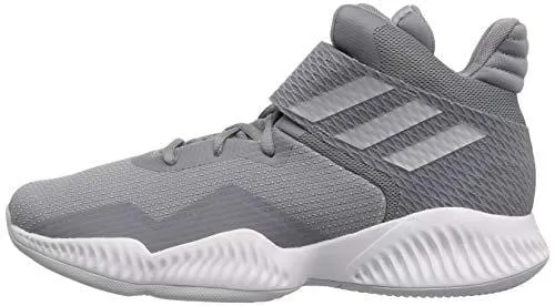 adidas Men's Explosive Bounce 2018 Basketball Shoe, Light Solid Silver Metallic/Grey, 9 M US