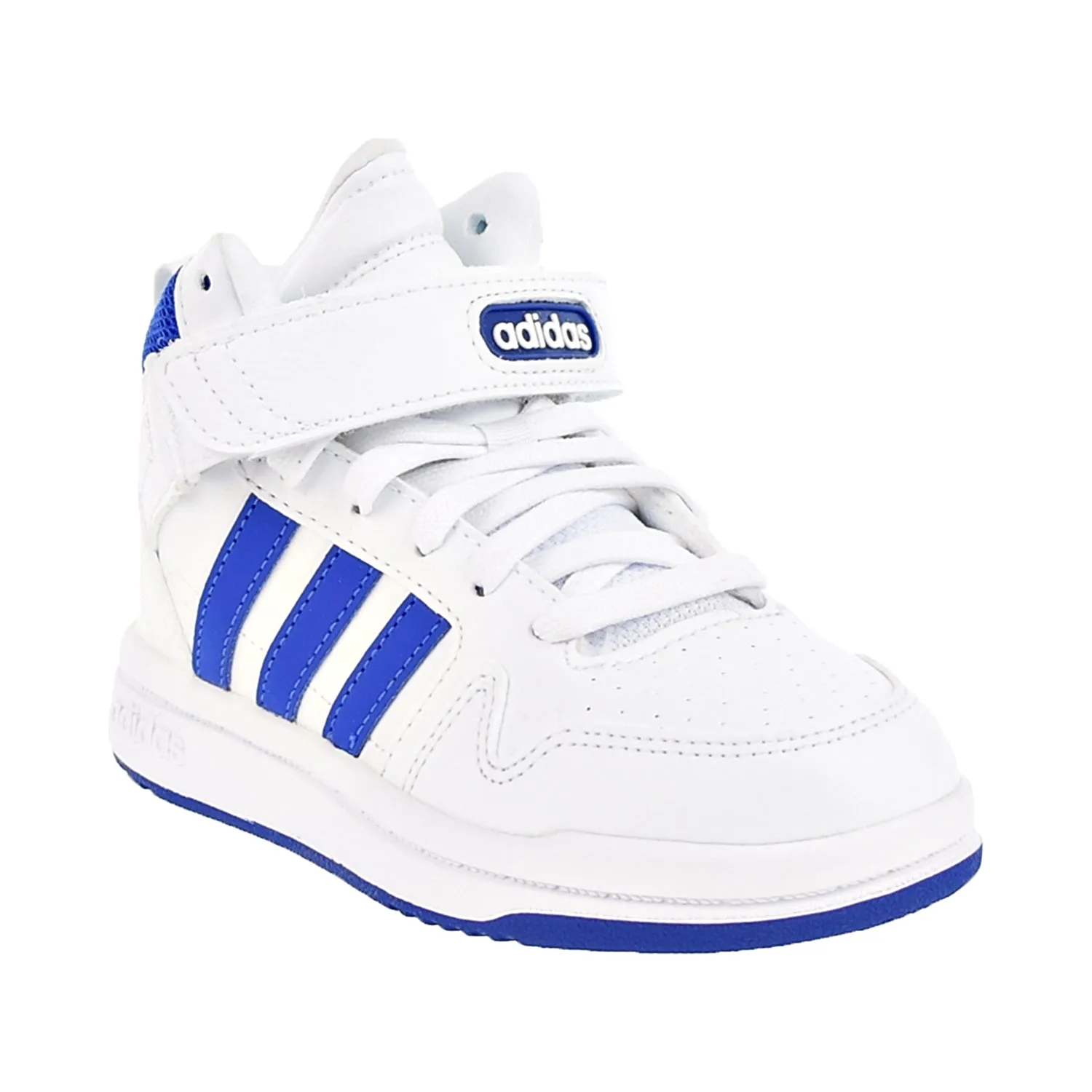 Adidas Postmove Mid Kids' Shoes Cloud White-Royal Blue