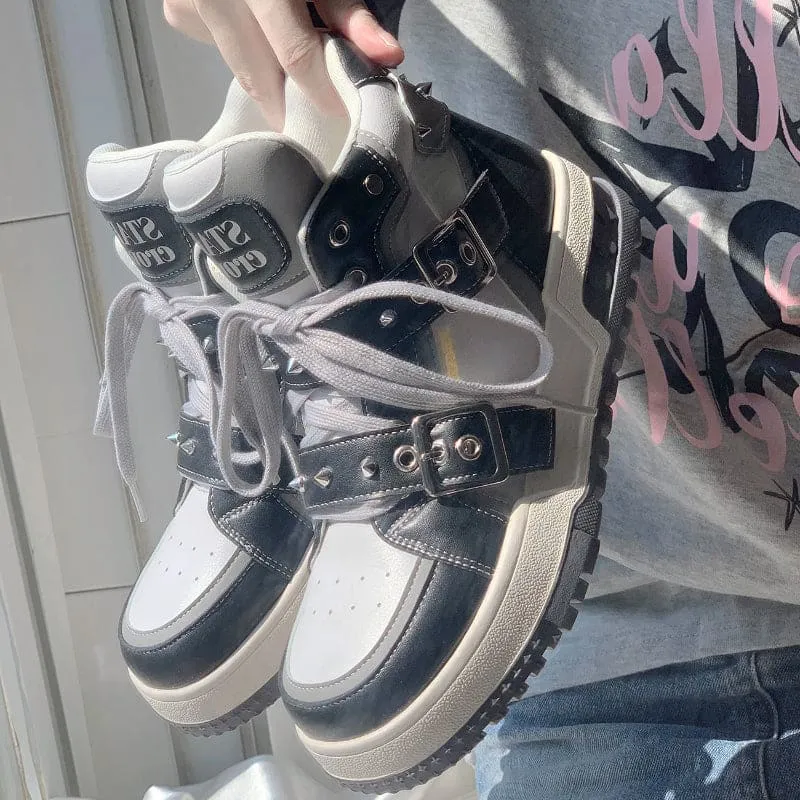 Aesthetic Punk Lolita Sneakers Shoes