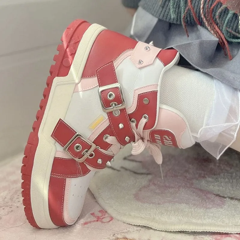 Aesthetic Punk Lolita Sneakers Shoes