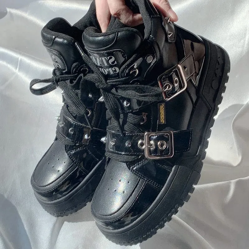 Aesthetic Punk Lolita Sneakers Shoes