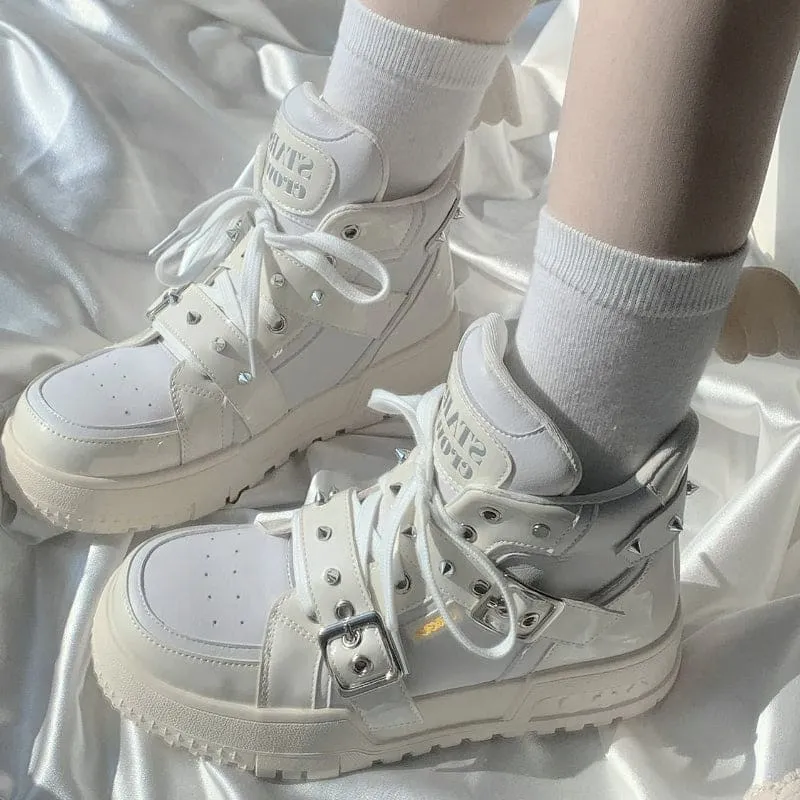 Aesthetic Punk Lolita Sneakers Shoes