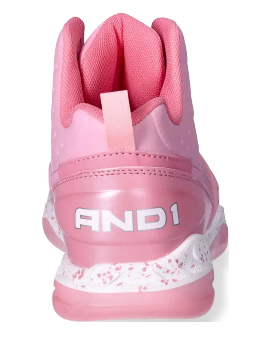 AND1 Girl’s High Top Basketball Sneakers