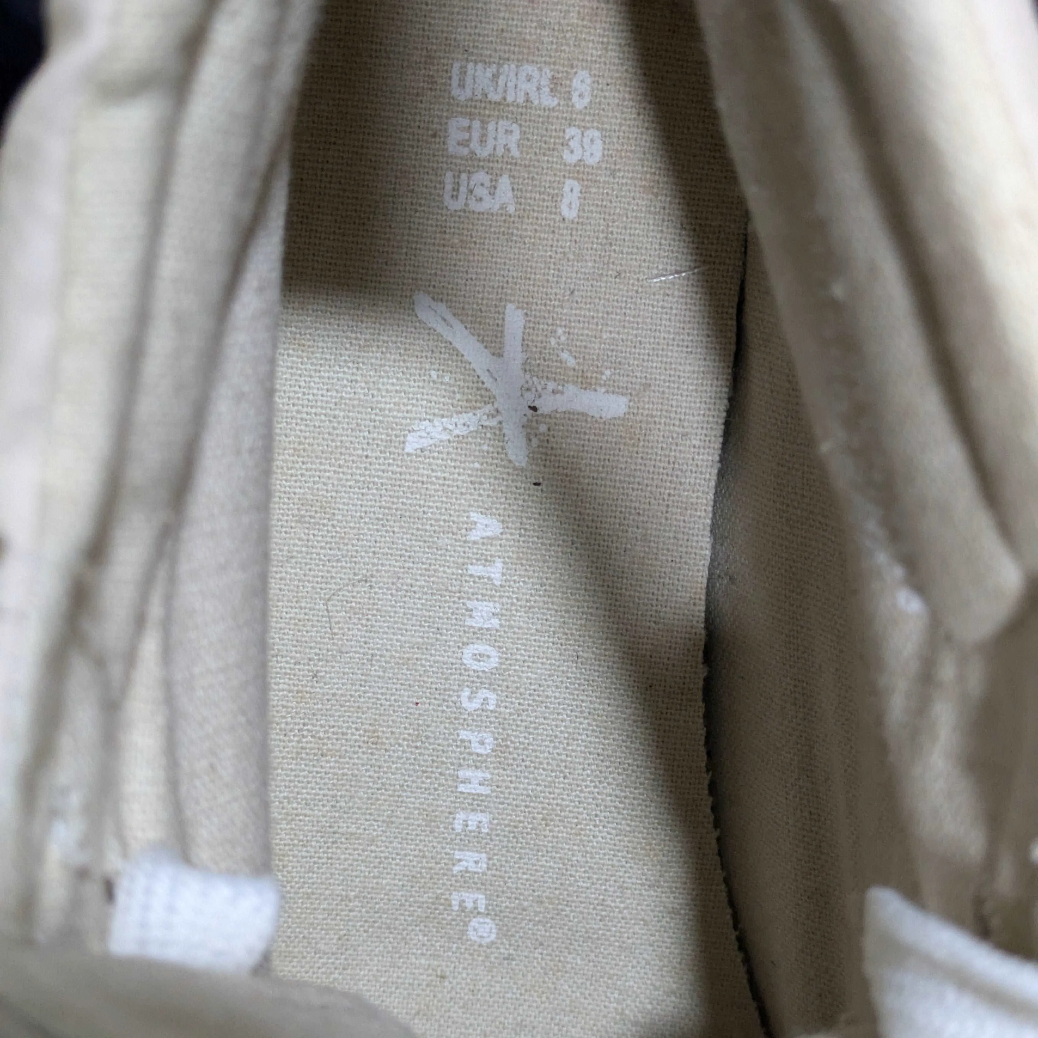 Atmosphere Beige Casual Shoes Size UK 6 / EU 39 / US 8