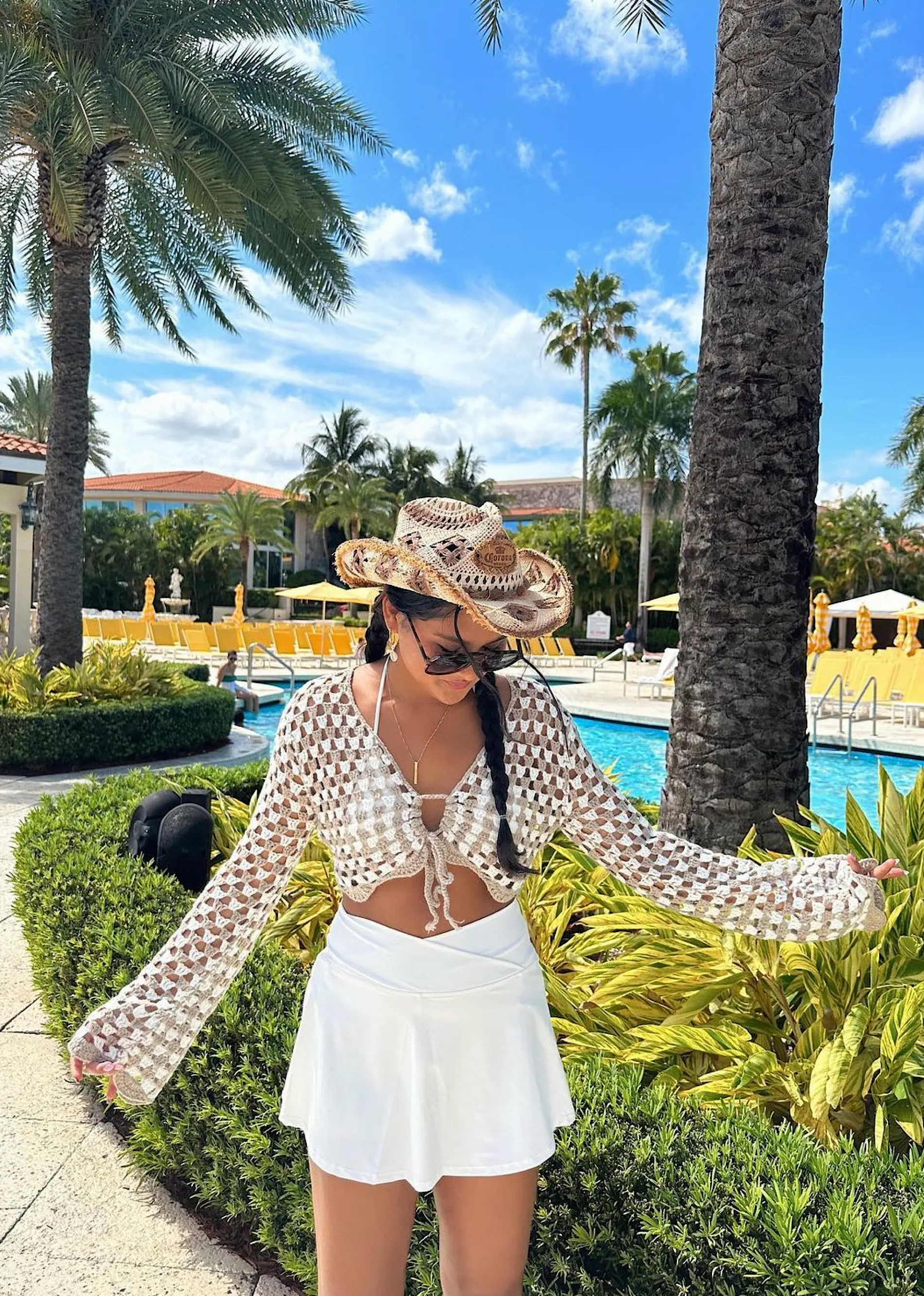 Be Like You Sweater V2 ★ Tan & White Checkered