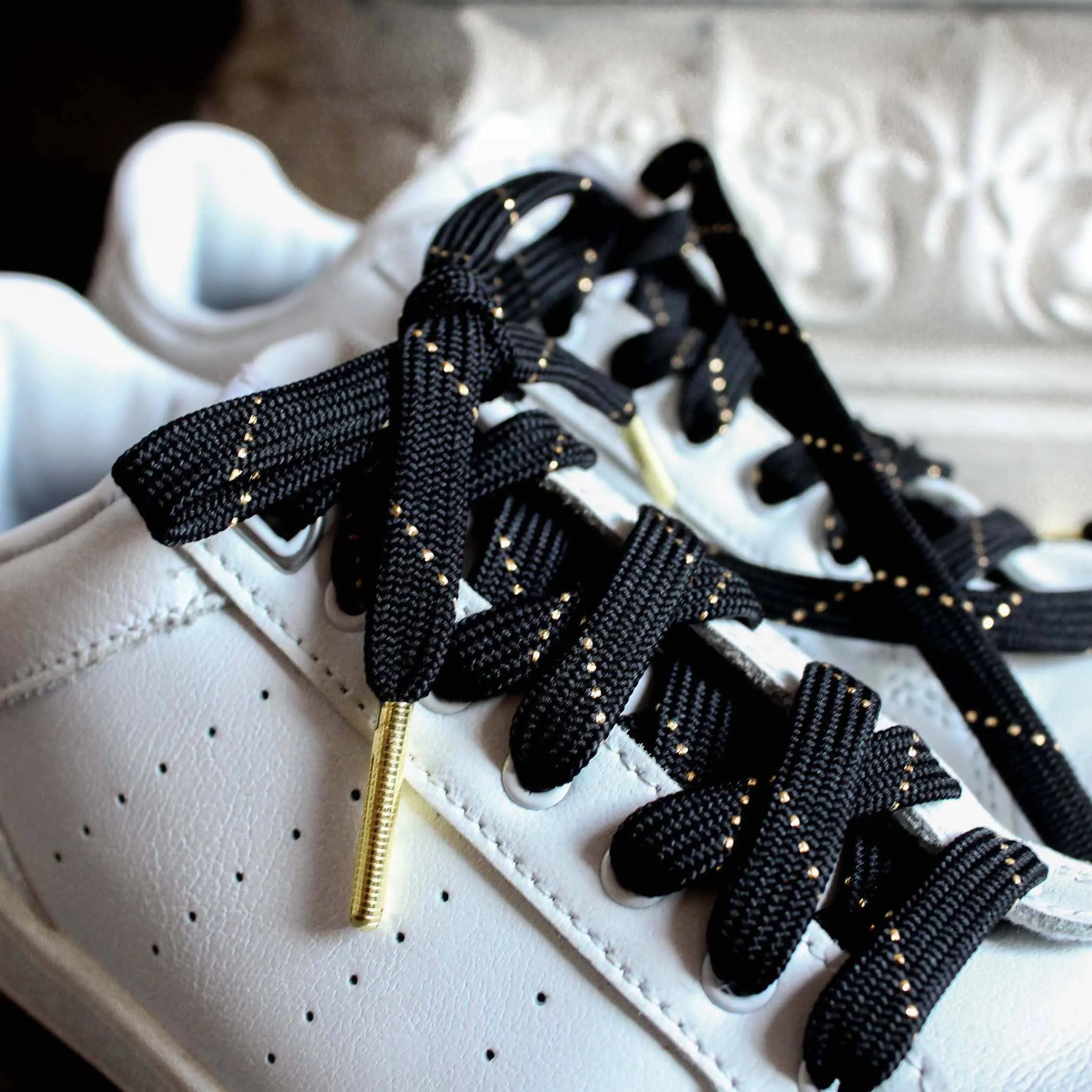 Black & Gold Laces