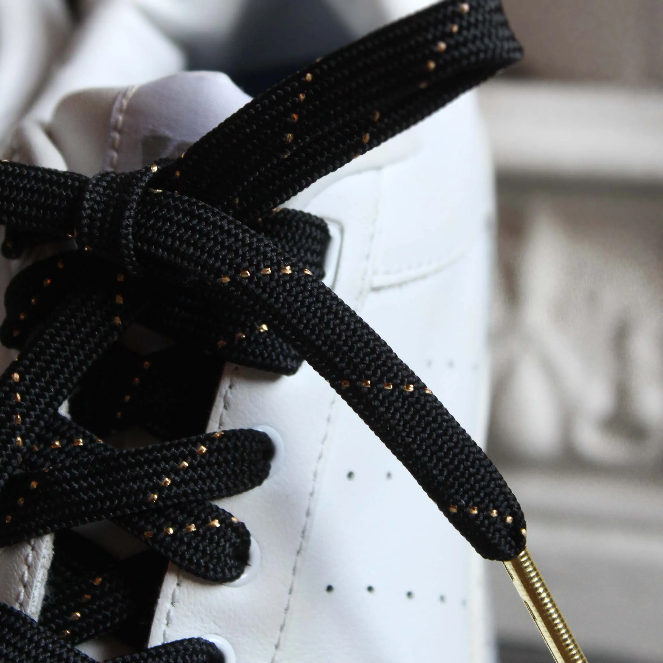 Black & Gold Laces