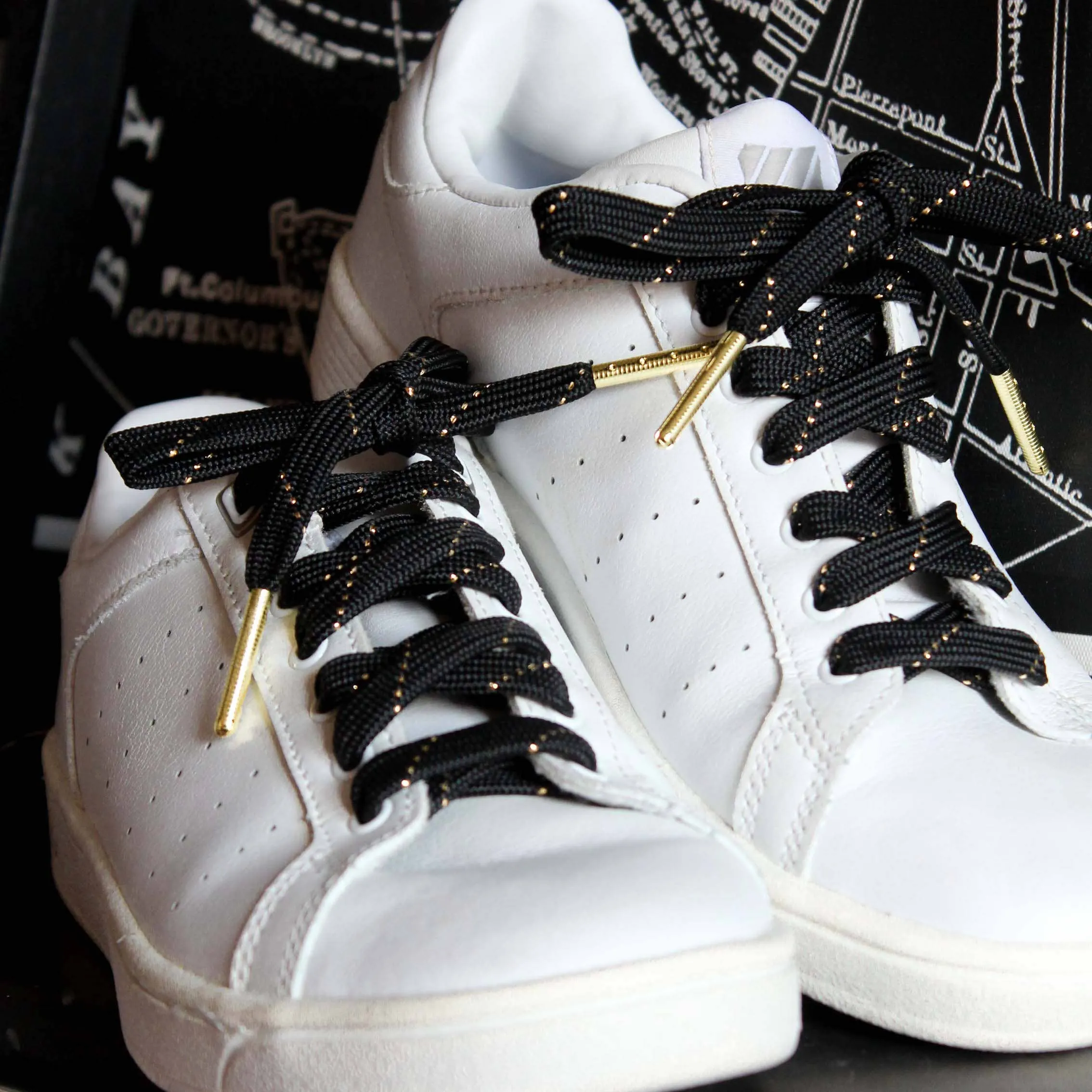 Black & Gold Laces