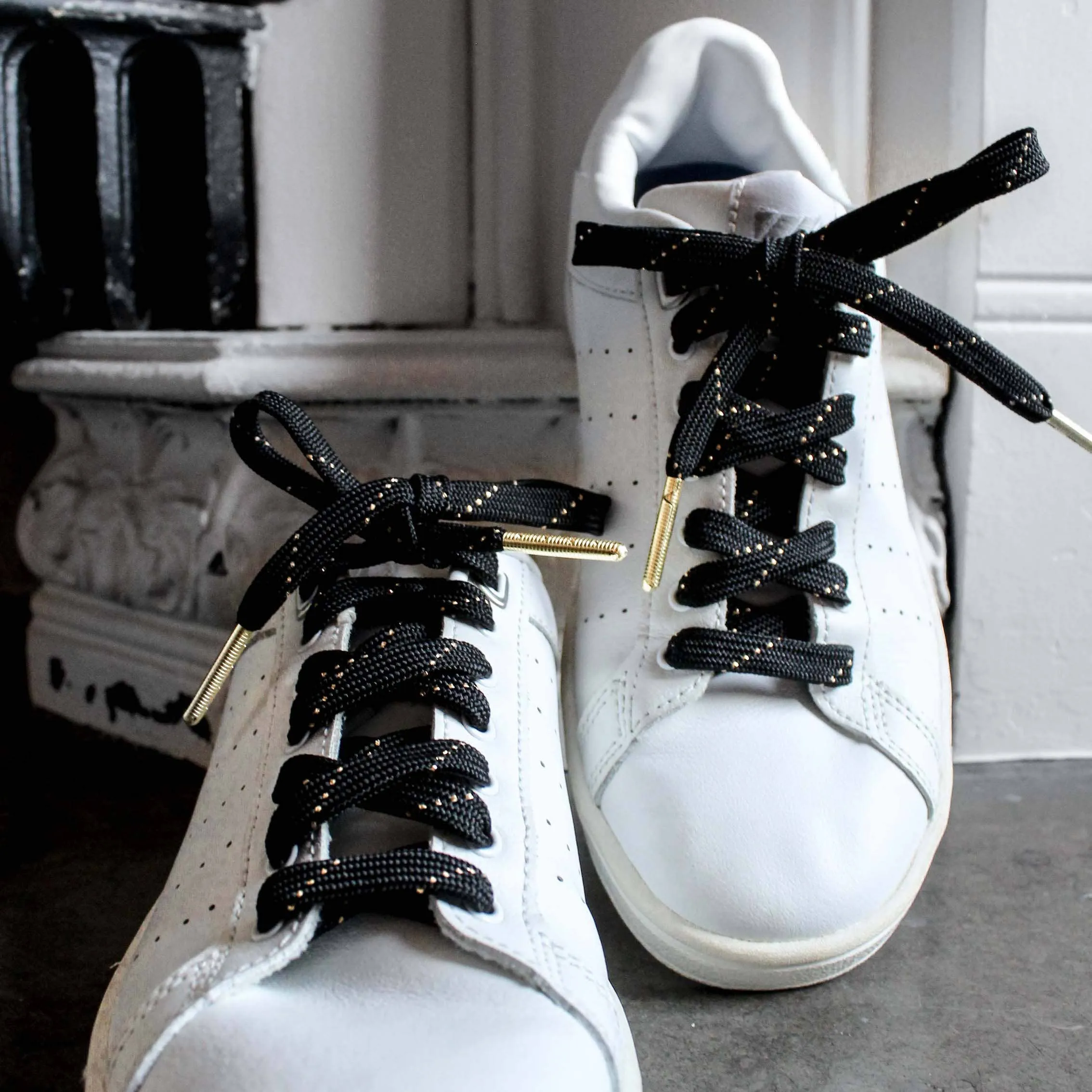 Black & Gold Laces