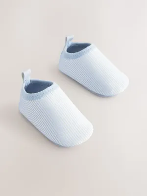 Blue Stripe Baby Swim Socks (0-24mths)