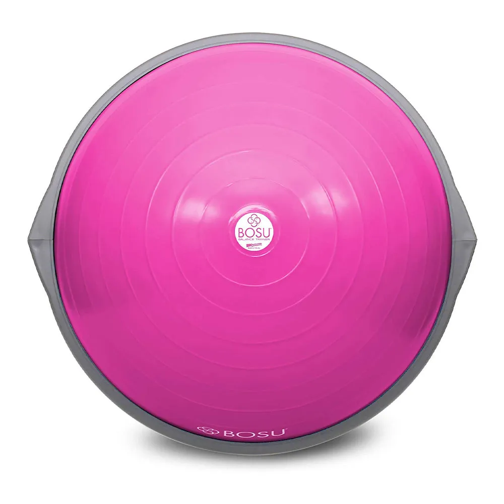 Bosu 72-10850 Home Gym The Original Balance Trainer 65 cm Diameter, Pink & Gray