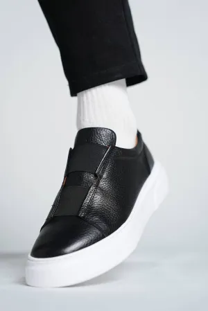 Brabion Marco Leather Black Shoes