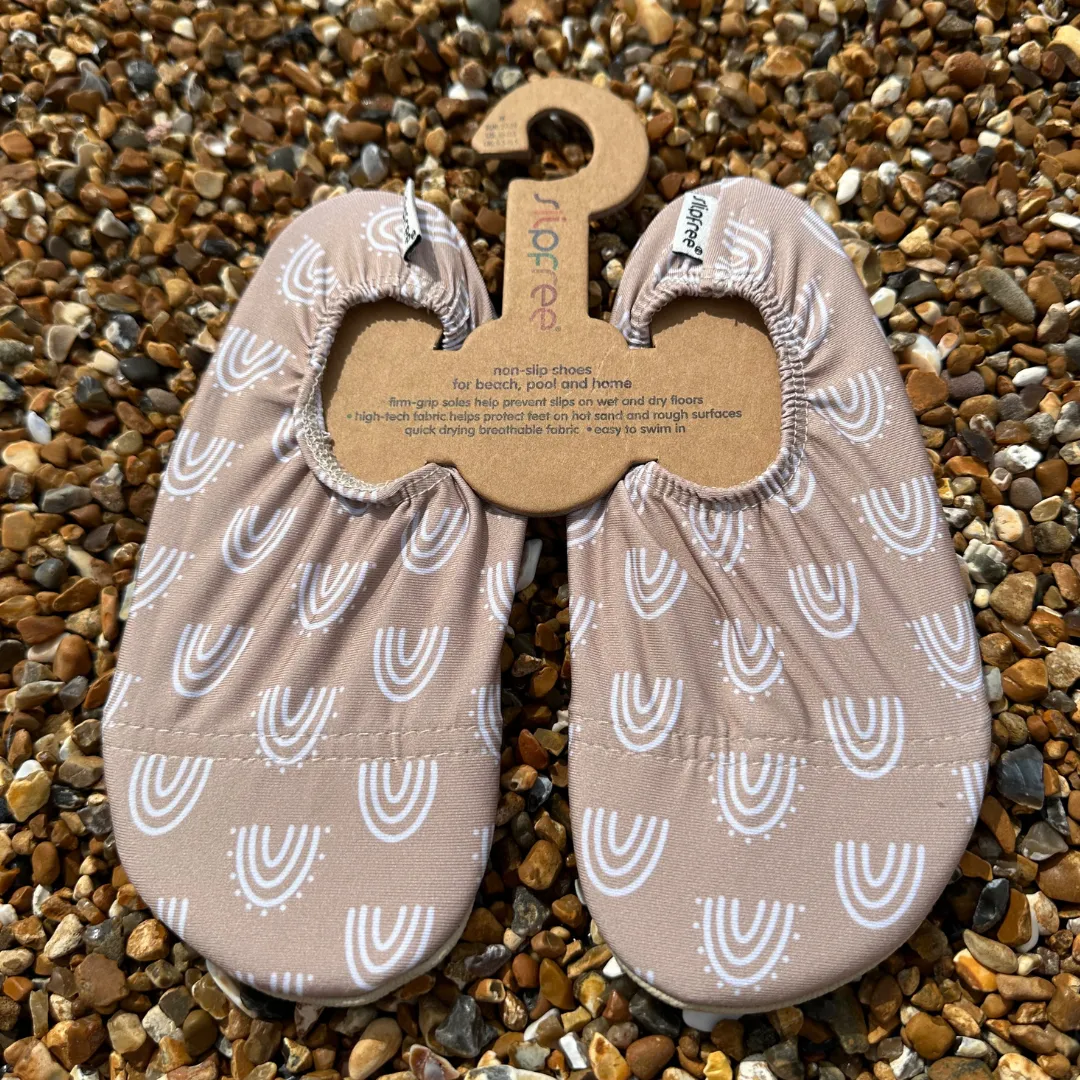 Caramel Rainbows Kids Slipfree Shoes