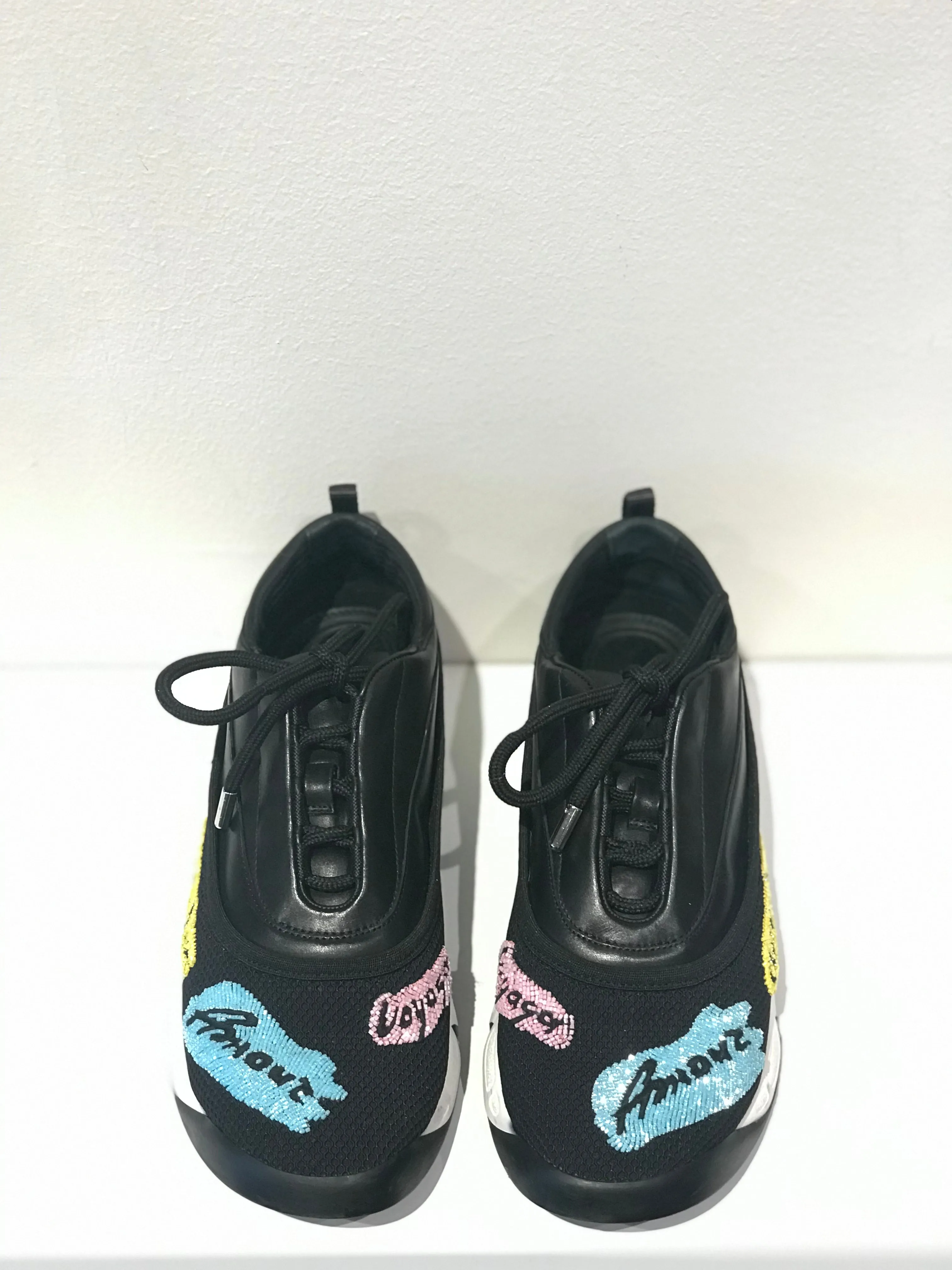 Christian Dior Lady Dior Collection Badge Sneakers