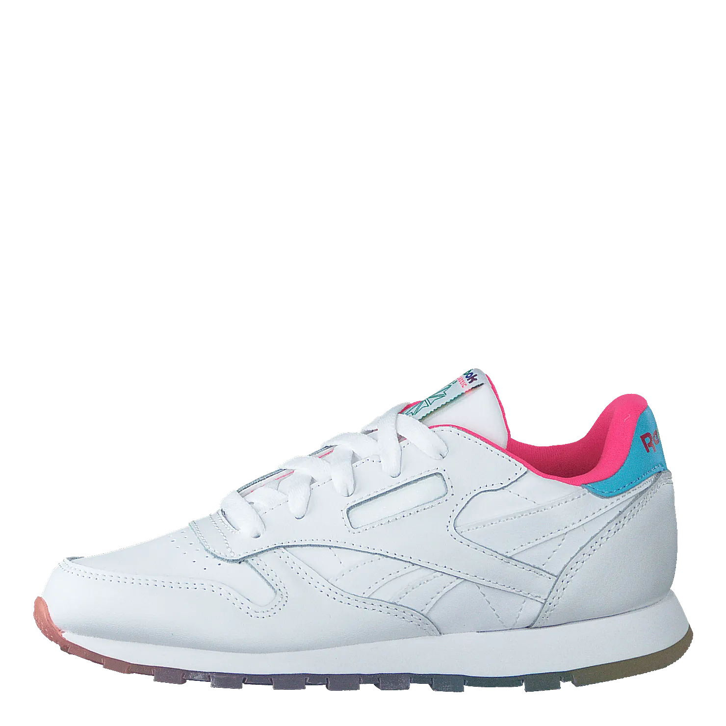 Classic Leather White/neon Blue/solar Yellow