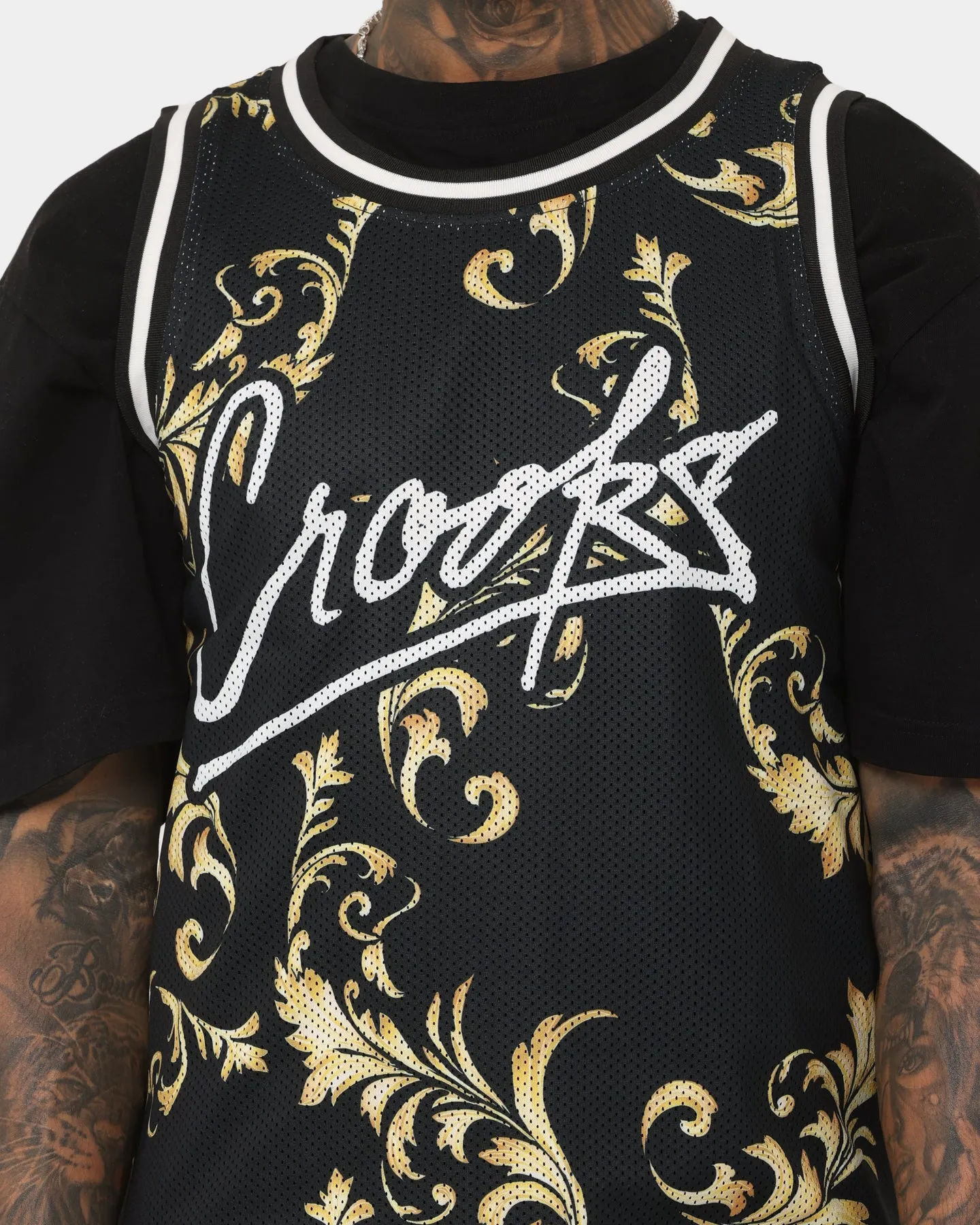 Crooks & Castles Mesh Tank Singlet Multi-Coloured