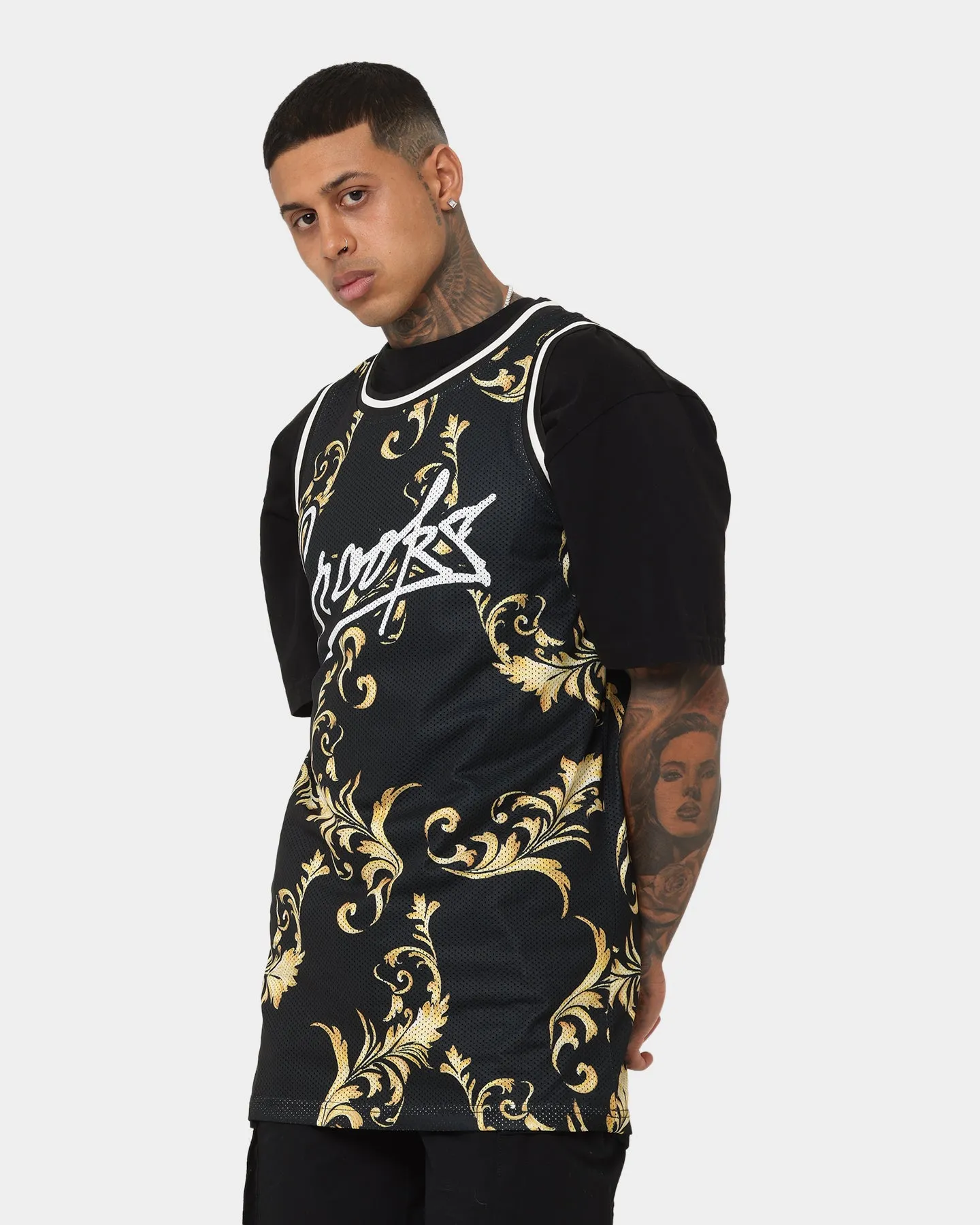 Crooks & Castles Mesh Tank Singlet Multi-Coloured