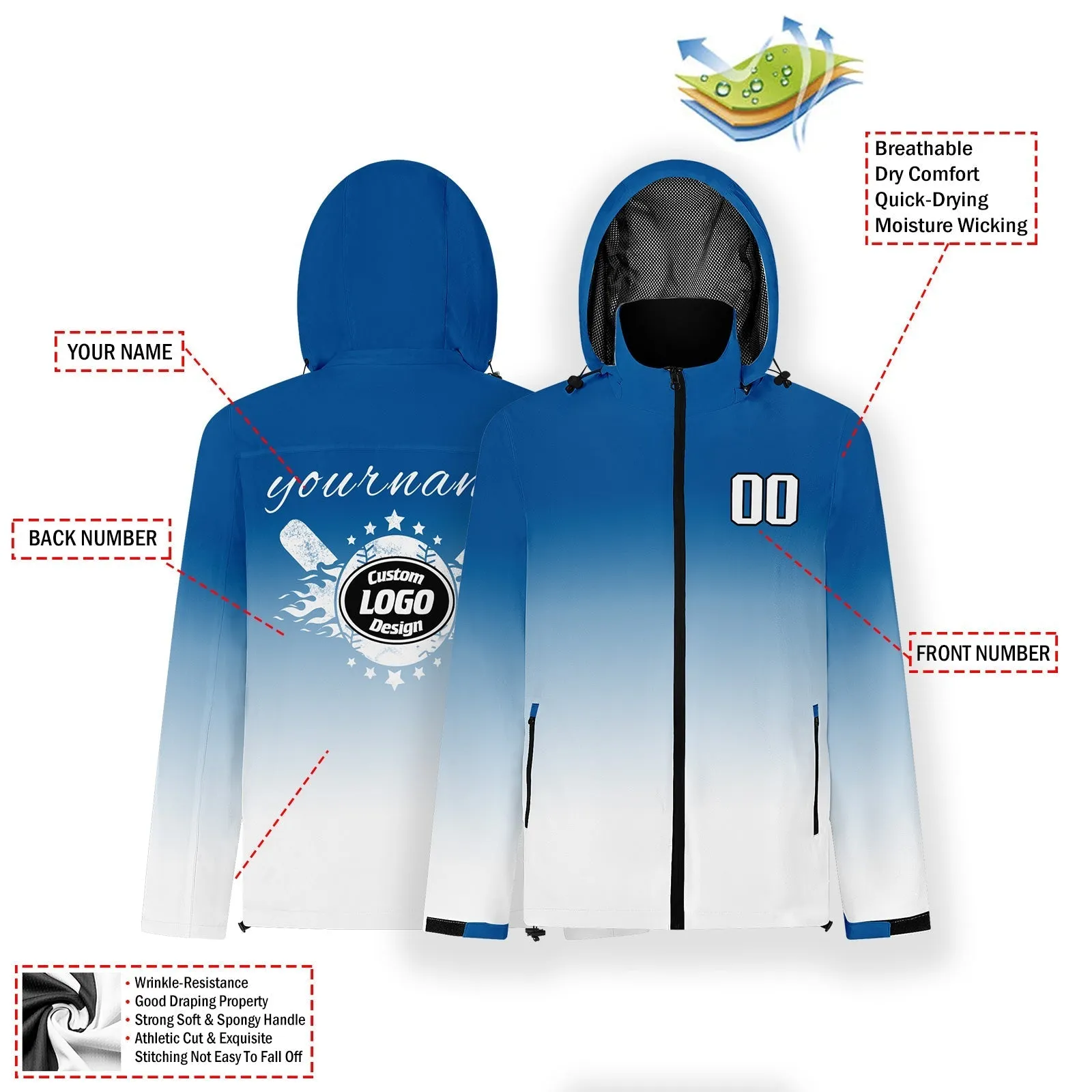 Custom Baseball Outerwear Hat and Shoes Combo Offer Personalized Combo ZH-E025023-15
