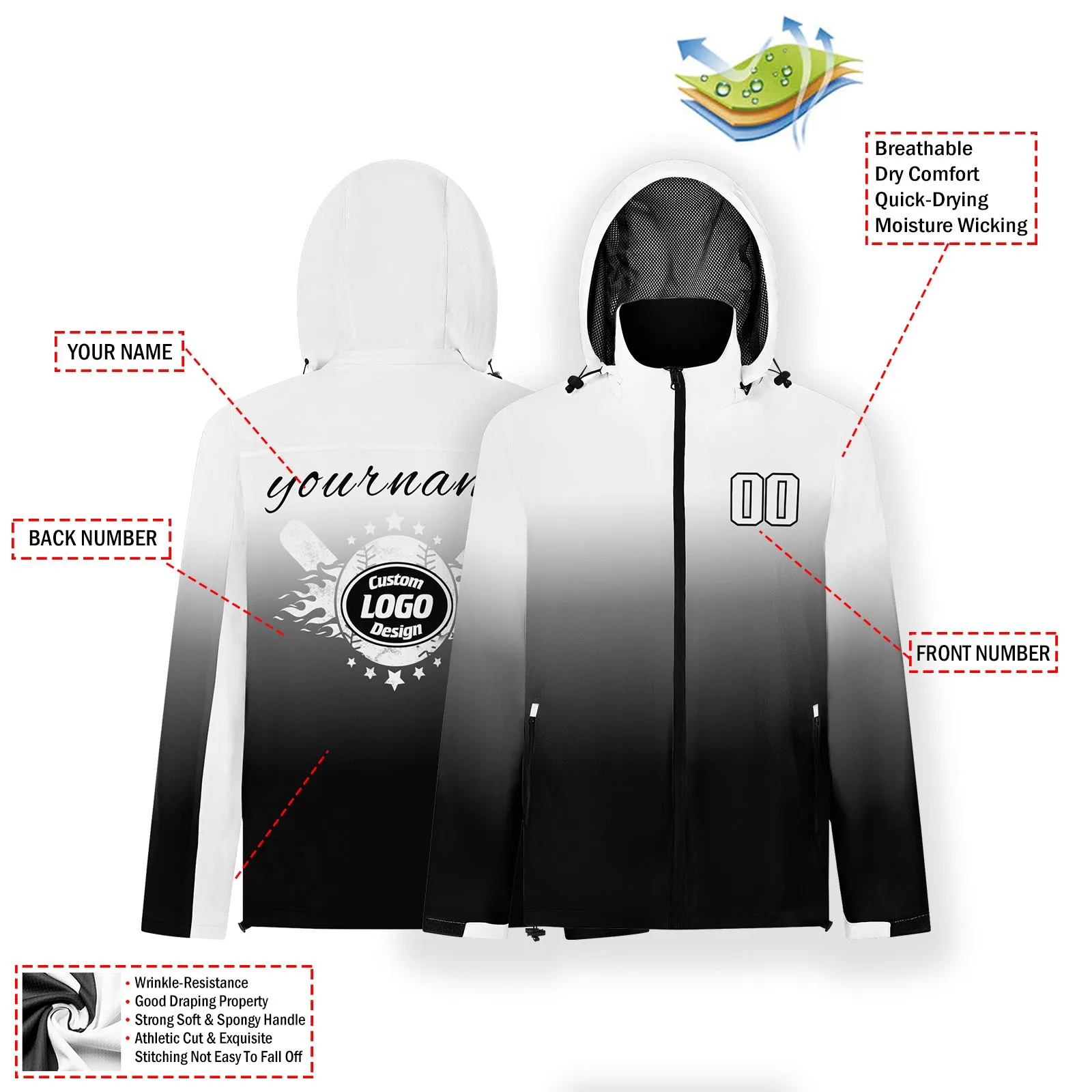 Custom Baseball Outerwear Hat and Shoes Combo Offer Personalized Combo ZH-E025023-7