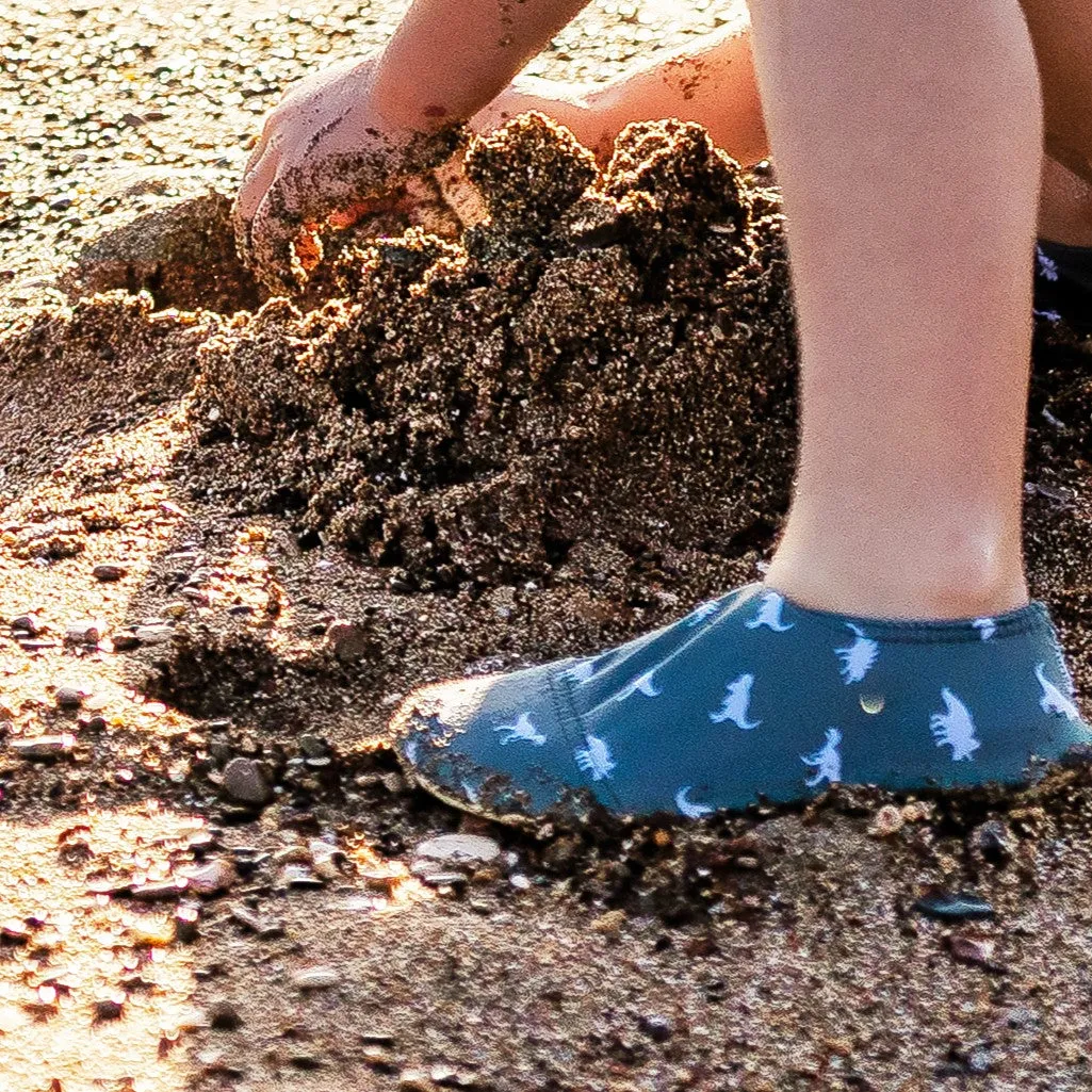 Dino Green Kids Slipfree Shoes