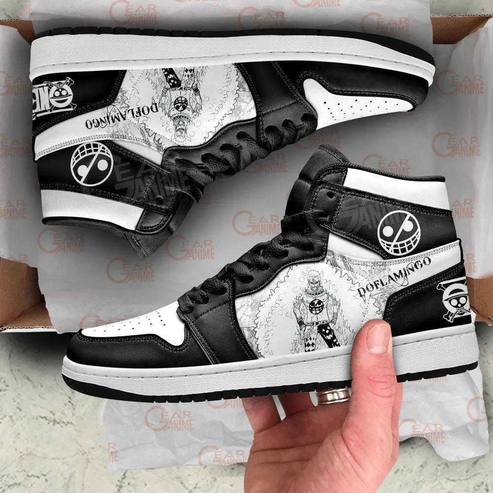 Donquixote Doflamingo Sneakers Custom OP Shoes Manga Style