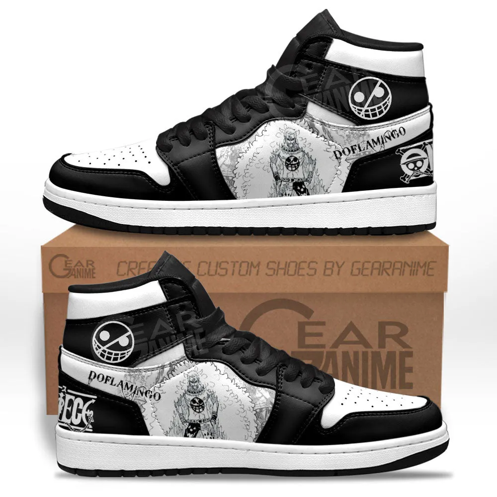 Donquixote Doflamingo Sneakers Custom OP Shoes Manga Style