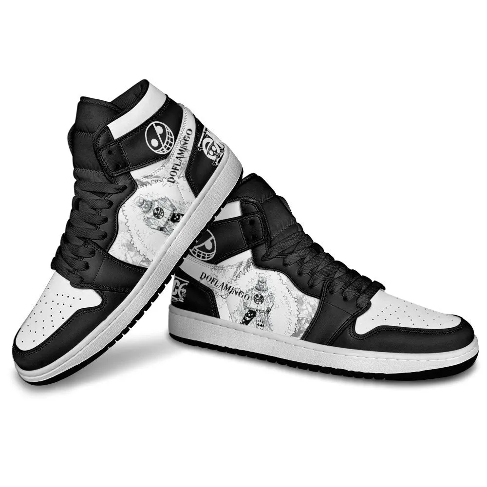 Donquixote Doflamingo Sneakers Custom OP Shoes Manga Style