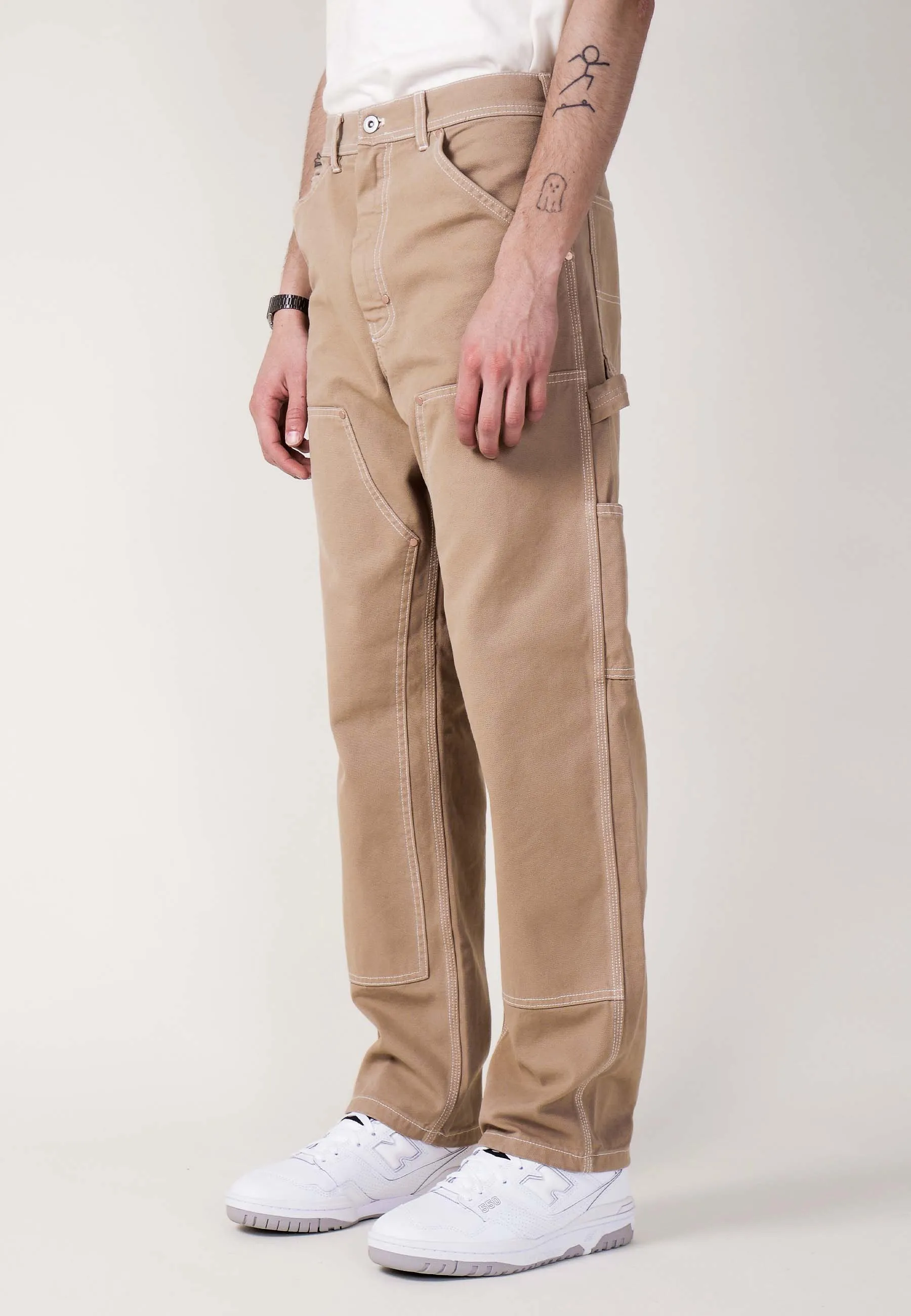 Double Knee Painter Pant - Khaki Duck