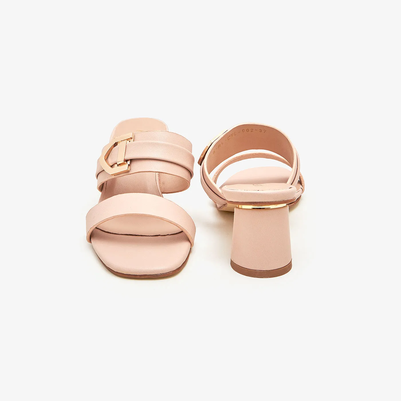 Double Strapped Buckled Heels
