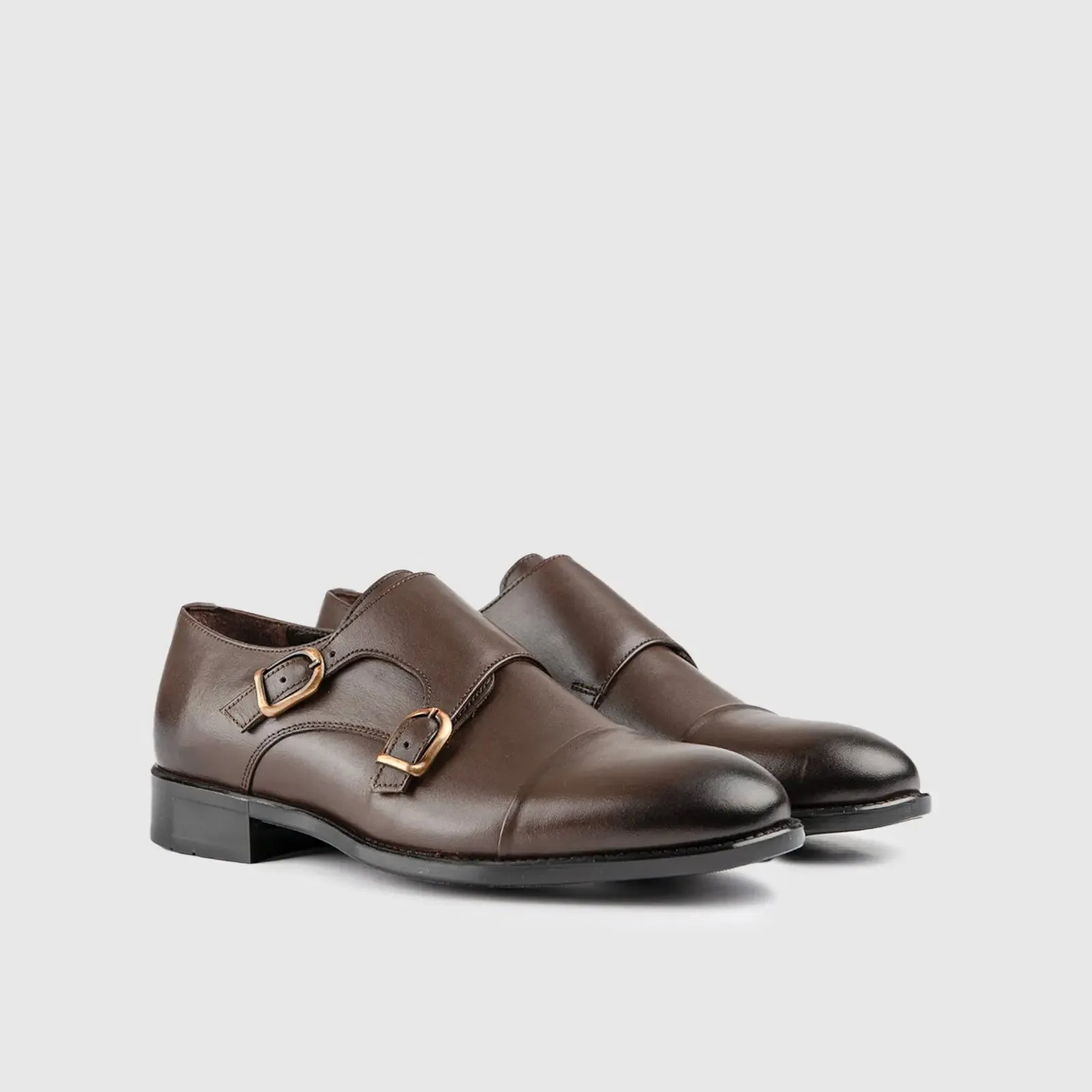 Dress Double Monk Loafers Brown 9769/2