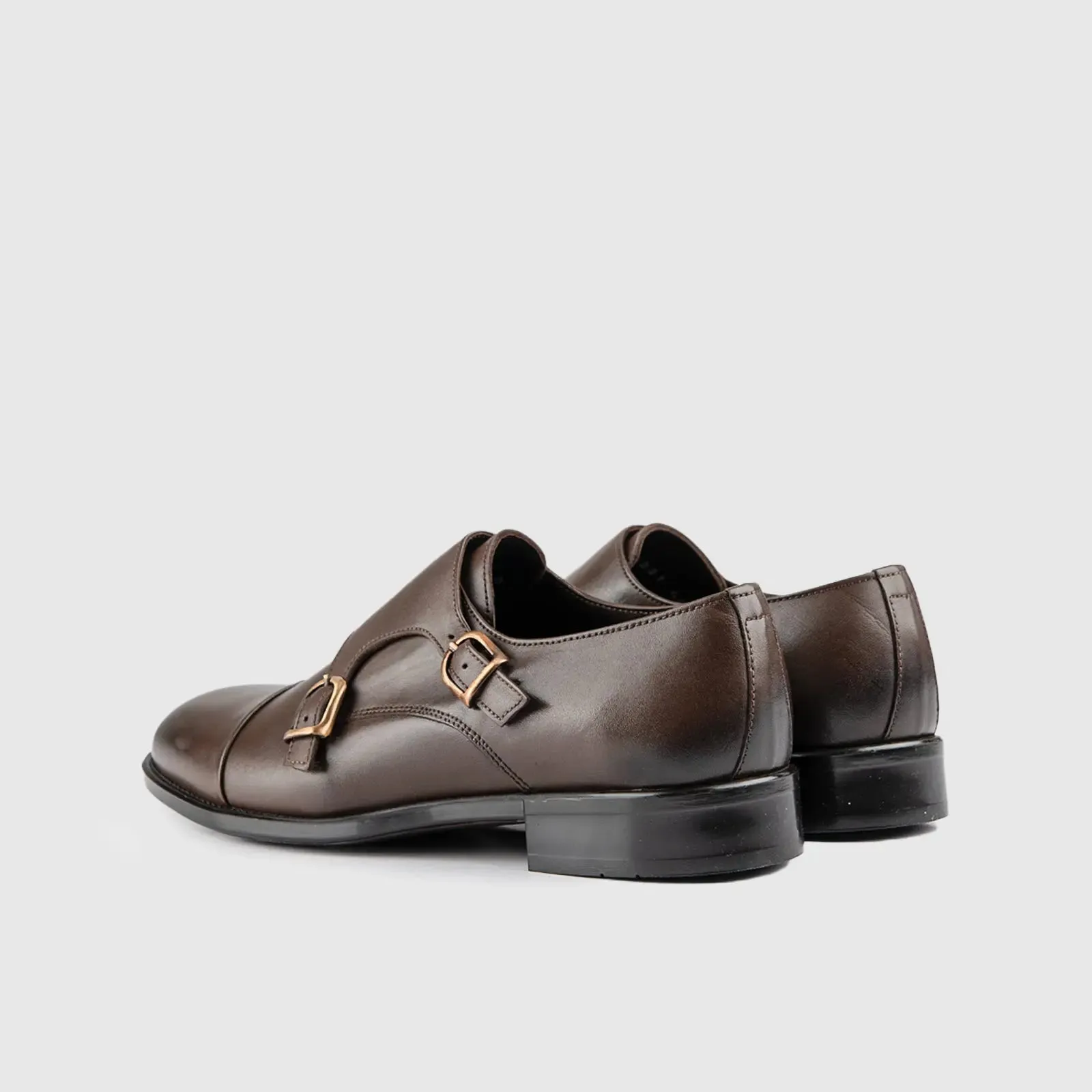 Dress Double Monk Loafers Brown 9769/2