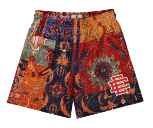 Eric Emanuel EE Basic Shorts Rug Pattern Multi Burgundy