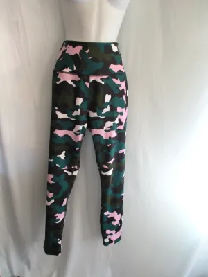 FILA Fitness RUNNING Workout TIGHT Legging XXL Camo Pant Yoga Exercise