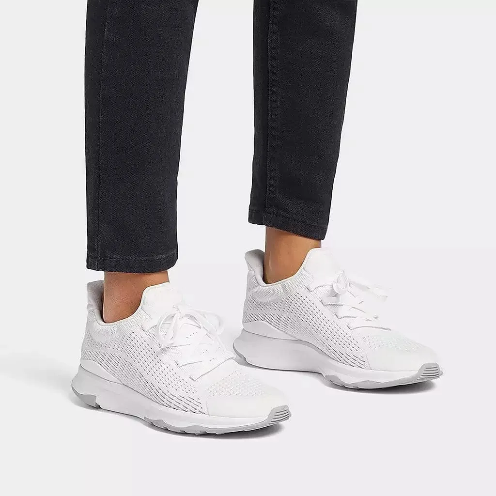 FitFlop Vitamin FFX Knit Sports Trainers Urban White Mix