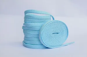 Flat Sneaker Laces- UNC Blue | Jordan laces | AJ1 Laces | Kicks Machine