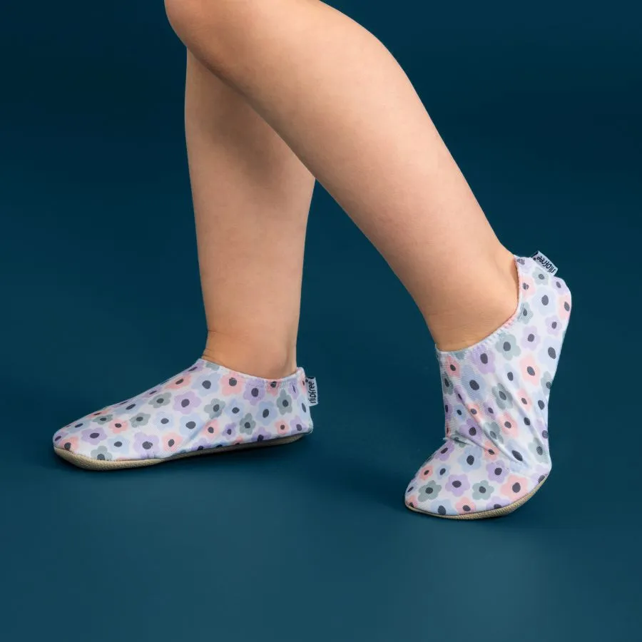 Flower Colourful Kids Slipfree Shoes