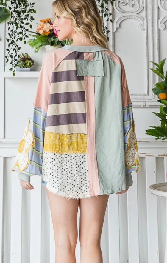 Fresh As a Daisy Mixed Top